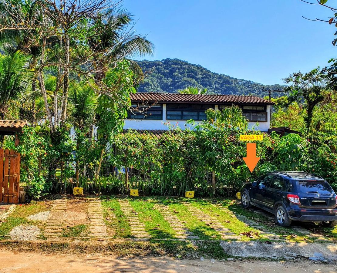 Apartamento Chalé rústico e charmoso na praia para casal! Ubatuba Exterior foto