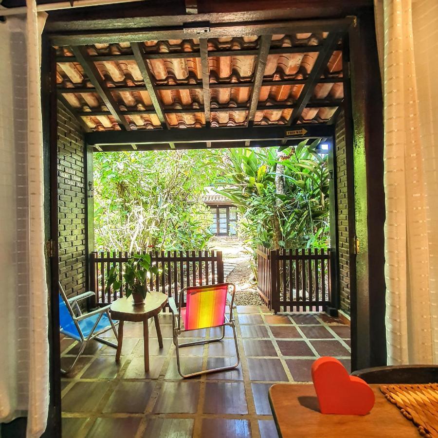 Apartamento Chalé rústico e charmoso na praia para casal! Ubatuba Exterior foto